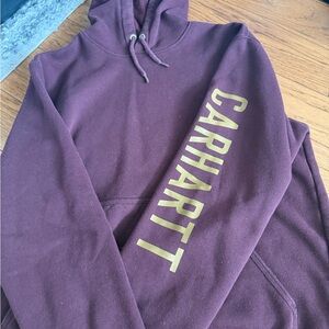 Carhartt Men's maroon Hoodie